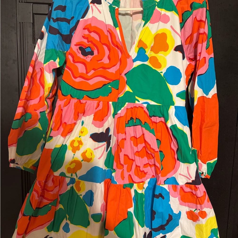 J. Crew Multicolor Floral Mini Dress